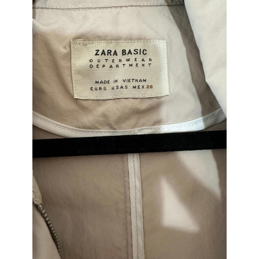 Zara Basic Women's Beige Lightweight Jacket Coat - image 6